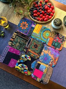 Vải Treo Bàn Trà Dày in Hoa Cotton Lanh Thấm Nước Vải Treo Bàn Trà Phong Cách Trung Hoa Cổ Điển Vải Trải Bàn Trà Họa Tiết Hoa