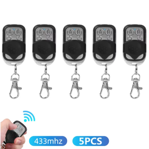 kebidumei | 433MHZ Remote Control 4 Channel Garage Gate Door Opener Remote Control Duplicator Clone Cloning Code Car Key