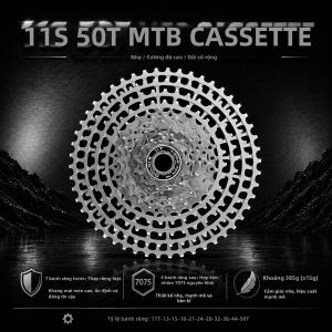 GOLDIX | GOLDIX MTB Cassette 10/11/12 Tốc Độ Siêu Nhẹ Loại Chia Bánh Xích 46T 50T 52T HG Tương Thích Xe Đạp Leo Núi Bộ Phận Bánh Răng
