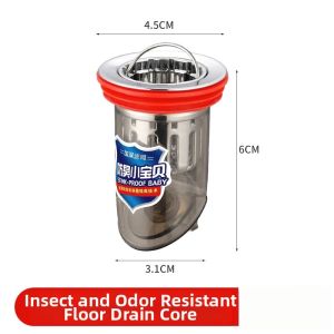 Anti-Odor Deodorizing Core Filter Drainage Plug