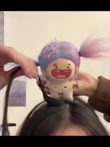 Ugly Doll Strange Headband Funny Dopamine Doll Hair Clip Cotton Doll Hairband Funny Plush Hairpin Creative DIY Accessories