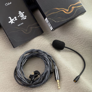 Kinera Celest Ruyi Earphone Cable With Detachable Boom Microphone IEMs Audio Pickup Gaming Esports Livestreaming Mic Headset
