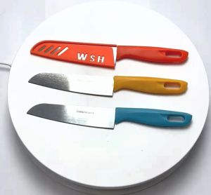 Pisau Buah Sarung Warna Stainless Steel|Fruit Knife HT07