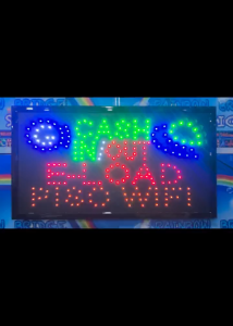 RAINBOW BRIDGE MAYA + GCASH SIGNAGE (NEW-Small-Large)#Size: W48cm & W60cm BIG #New Model #2282