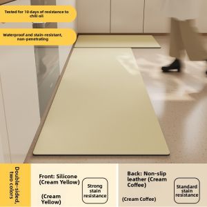 ovzf | Non-slip Anti-grease Waterproof Wash-free Kitchen Floor Mat