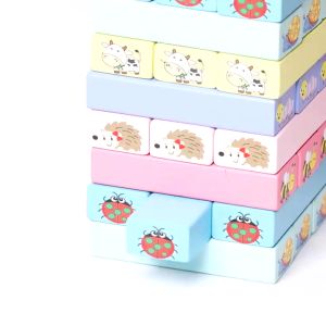 Rút Gỗ Loại To Đồ Chơi Trẻ Em Luyện Trí Thông Minh Nhiều Màu Hoạt Hình Dễ Thương