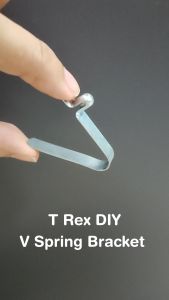T Rex DIY Canopy V Spring Button Bracket / Tube Lock Spring Button / Pipe Spring Clips For Tube