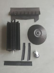 Hand-Push Industrial Sweeping Machine Accessories Side Brush Roller Main Brush Belt Rubber Board Plastic Gear Universal Wheel