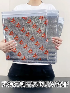 Thermal Bag for Food Delivery | Aluminium Foil Bag | Cooler Insulated Bag | Picnic Foam Box Alternative | Self-Seal