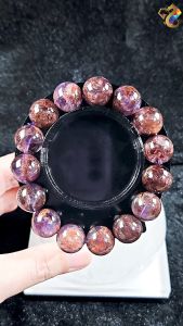 Collection Ceiling Grade Amethyst Phantom Quartz Bracelet