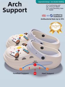 BAIMUQINGCHEN | Arch Support Slippers Female