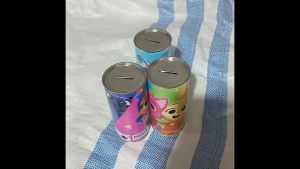 (Murah Meriah) Celengan Bentuk Tabung Bergambar Kartun Ukuran Kecil