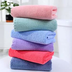 Khăn Tắm Microfiber Siêu Thấm Hút Cho Nam Và Nữ Màu Trơn Thân Thiện Với Làn Da Khăn Terry Mềm Mại Nhanh Khô Phòng Tắm Tại Nhà Quà Tặng