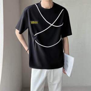 Allstar - Kaos Lengan Pendek Style Tali Panjang Nirvana Distro / Kaos Style Casual / Kaos Tali Panjang Terbaru / Kaos Style Terbaru / Kaos Style Tali Panjang / Kaos Tren Anak Muda / Kaos Style Terbaru Tali Panjang Casual / Kaos Pria / Kaos Casual