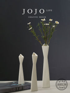Modern Minimalist Nordic Style Ceramic Flower Vase JOJOS L PD Stone Home Decoration Dry Flower Holder from China
