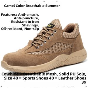 SENNUOKE | Insulated Breathable Anti-smash Anti-puncture Abrasion-resistant Safety Shoes
