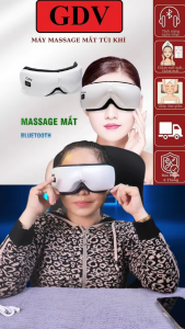 Máy Massage Mắt GDV Kết Hợp Chế Độ Rung Kết Nối Bluetooth Làm Giảm Căng Thẳng Mệt Mỏi Và Lưu Thông Máu Cho Mắt - Hàng Chính Hãng