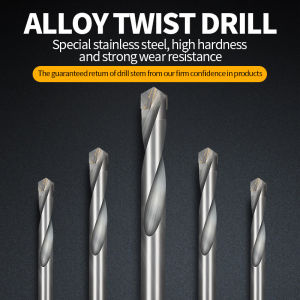 Tungsten carbide drill twist drill stainless steel steel spring steel angle cast iron special metal twist drill bit