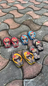 SANDAL JEPIT ANAK LUCU KARAKTER LABUBU | SIZE 21-30 | BAHAN EVA NYAMAN DIPAKAI SIKECIL