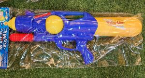 ปืนฉีดน้ำปั้มลมกลางไม่มีสายสะพาย 3สี ยาว จุน้ำ800ml