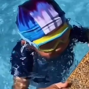 Ivorybaby Kacamata Renang Anak Anti Fog UV Kacamata+Penutup