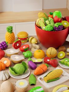 XIDIQI | Creative Educational Gift Box Fruit Cutting Play Toy