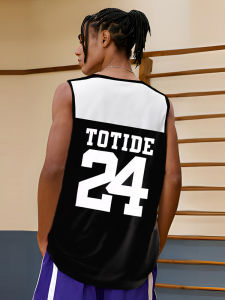 American Sports Vest Mens Summer 2024 New Arrival 24 Basketball Fitness Loose Pure Cotton Sleeveless Waistcoat Tops T