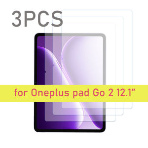 3-Pack Tempered Glass Screen Protector for Oneplus Pad Go 2 12.1" Pad Go 11.35" Protective Film