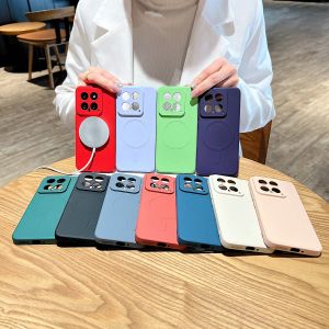 Applicable to Xiaomi Mi 17 liquid silicone mobile phone case 17pro magnetic mobile phone case Xiaomi Mi 15U mobile phone case 14pro h260709