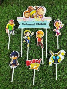 Topper Cake Boboi Boboiboy Selamat Khitan