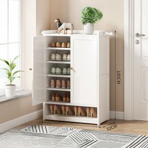 Economic Multi-layer Doorway Shoe Rack Dust-proof Large Capacity Stairwell Shoe Storage Shelf New Simple Shoe Cabinet