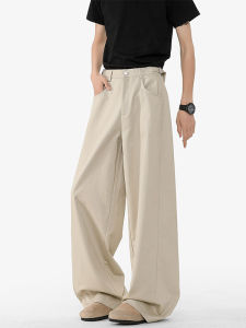 Quần Dài Công Sở Rộng Rãi Phong Cách Nhật Bản Cleanfit Cho Nam Mùa Hè Thời Trang Đa Năng Quần Dài Thể Thao Ống Rộng