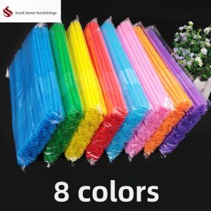 FEIZHUXIANSEN | Child-friendly Heat-resistant Curved Colorful Single-use Straws