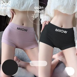 MiiOW | Quần lót an toàn Catman dành cho nữ cạp cao nâng hông hai trong một mùa xuân 2025 quần lót JK mới