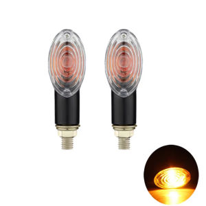 Motorcycle Turn Signal Light Scooter Universal 12V 10mm Halogen Turn Signal Motorcycle Blinker Lamp For Honda For YAMAHA