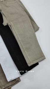 7C-G Celana Panjang Skinny Pensil Wanita Celana Jeans Polos Wanita Terbaru Stretch Melar