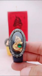 สายข้อมือพญานาค สายเป็นสายยางซิลิโคลนข้อมือ smart watch องค์พญานาคเลี่ยมกันนำเข้ารูปกับสายข้อมือ