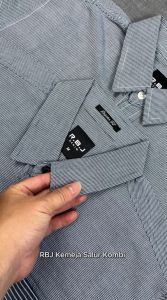 RBJ Kemeja Salur Kombi Regular Fit Pria