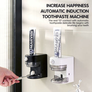 Automatic Toothpaste Dispenser With Sensor Wall Mounted Electric Toothpaste Squeezer Bathroom Accessories