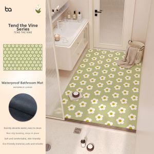 BEIAISI | Water Absorbent Slip Resistant Diatomite Doormat Large Size