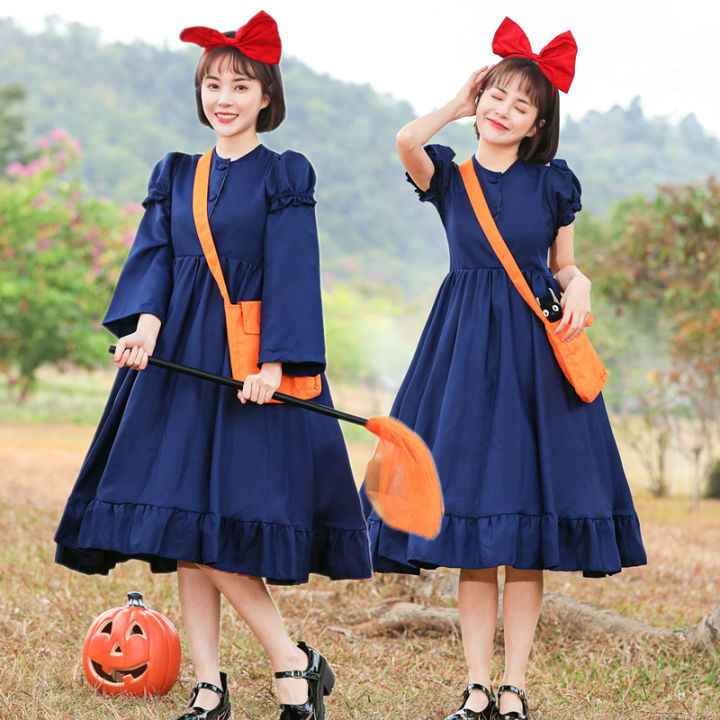 Kiki's Delivery Service Clothes Qiqi Dress Cosplay Cartoon Characters