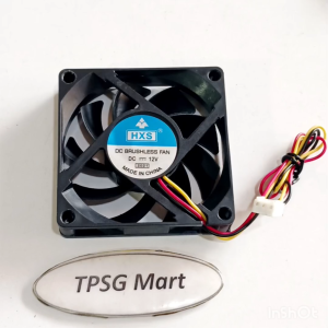 Quạt 7Cm Cao 1.5Cm / Điện áp DC 12V Quạt 3 dây đầu 3 Pin (Fan mới NEW)