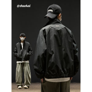 ZHUOKAI | Stand Collar Leisure Jacket Mens Casual Wear