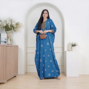 Kaftan Renda Sultan Mirah Busui Jumbo Kekinian / Gamis Kaftan Renda