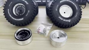 Bộ 4 Lốp RC 120mm 1.9 Inch & Mâm Nhôm Beadlock Dành Cho Xe Crawler Địa Hình Tỷ Lệ 1/10 SCX10 TRX4 Gen8