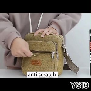 Tas Selempang Pria High Quality / Slingbag Pria Kanvas Drill Premium Terbaru - YS13