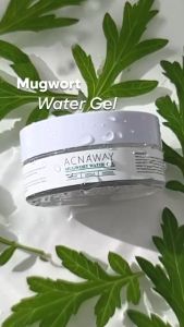 ACNAWAY Mugwort Water Gel Moisturizer - Pelembab wajah ringan untuk Kulit Berjerawat & Sensitif Pelembap dengan Cooling Sensation & Acne Care with Mugwort + Centella + Panthenol