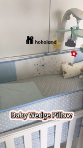 Hoholand Baby Wedge Pillow Anti-Spitting Milk Anti Reflux Colic Cushion Pillow