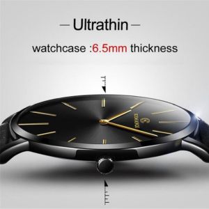 2025 Luxury Business Men Watches Men Gold Watch Ultra Thin Mens Watches Leather Quartz Watch Man Wristwatch horloge mannen