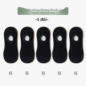 JIAZINI | Vớ Ngắn Mỏng Thoáng Khí Chống Vi khuẩn Kháng Mùi Hè Không Lộ